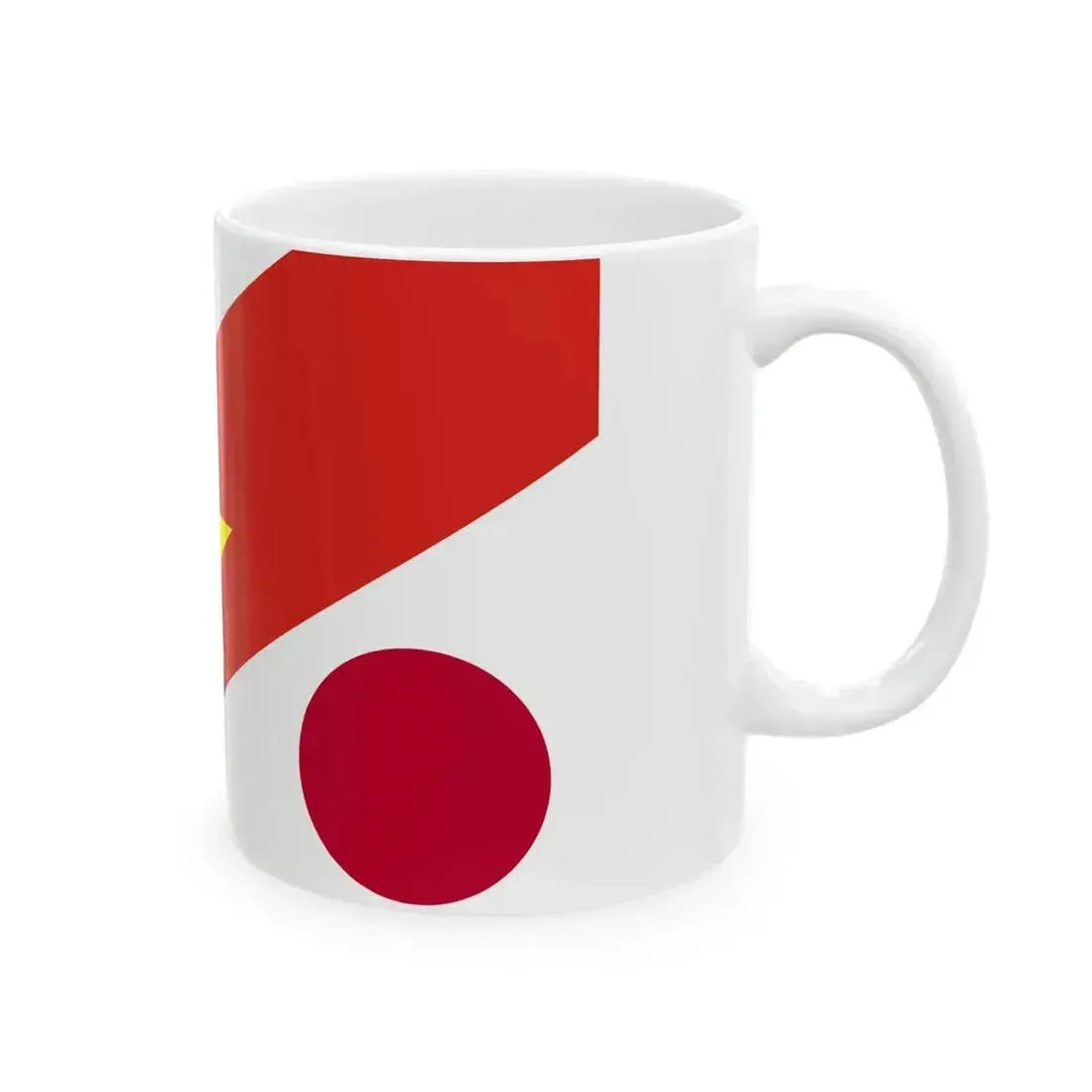 Flag Ceulemans Cup Korea-Vietnam-Japan (Japan) White Coffee Mug - Go Mug Yourself