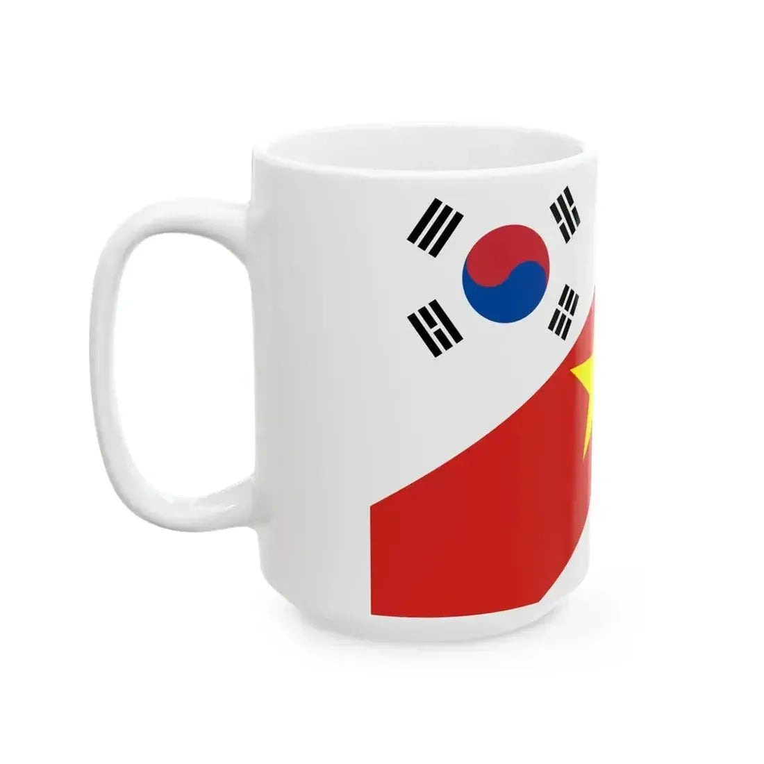 Flag Ceulemans Cup Korea-Vietnam-Japan (Japan) White Coffee Mug - Go Mug Yourself