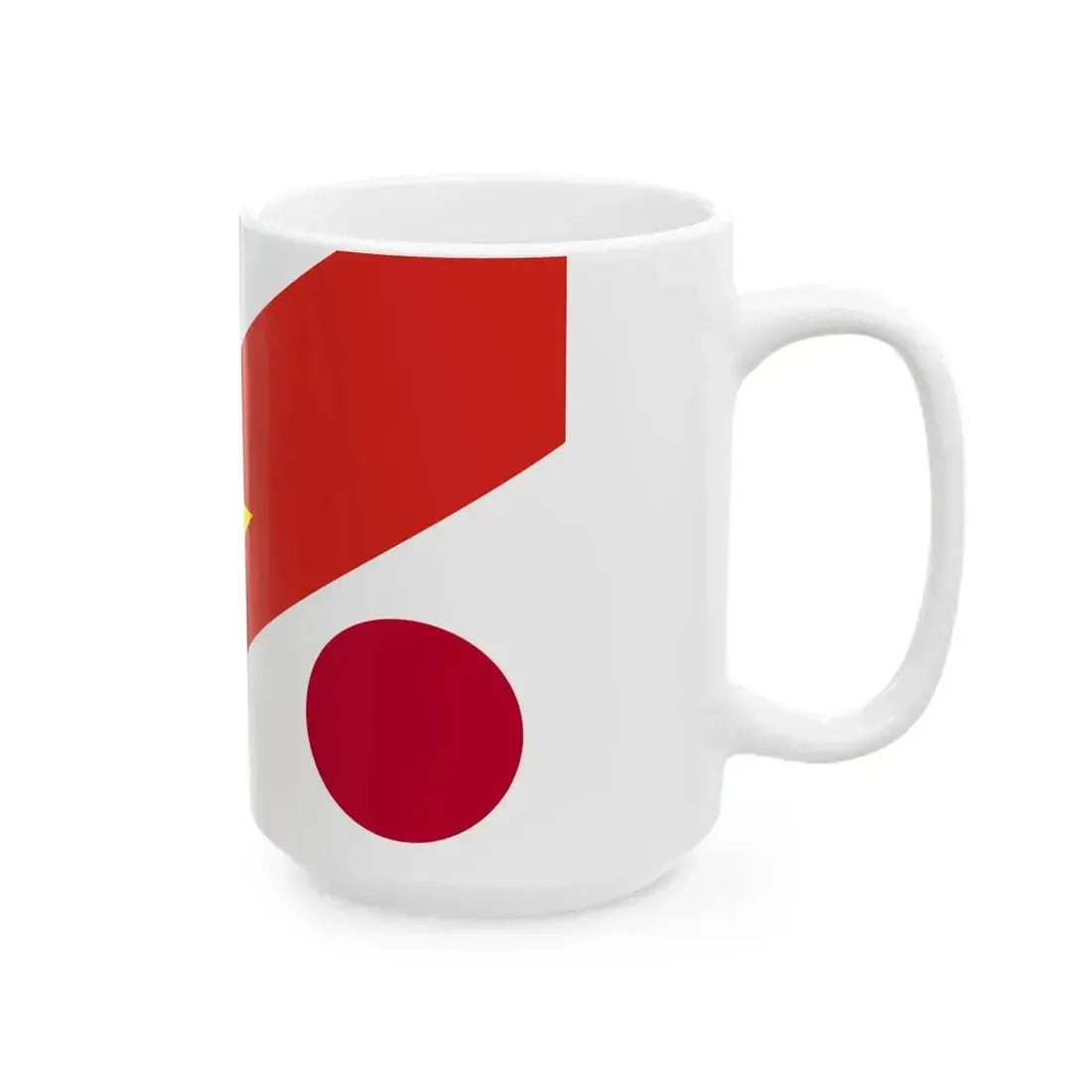 Flag Ceulemans Cup Korea-Vietnam-Japan (Japan) White Coffee Mug - Go Mug Yourself