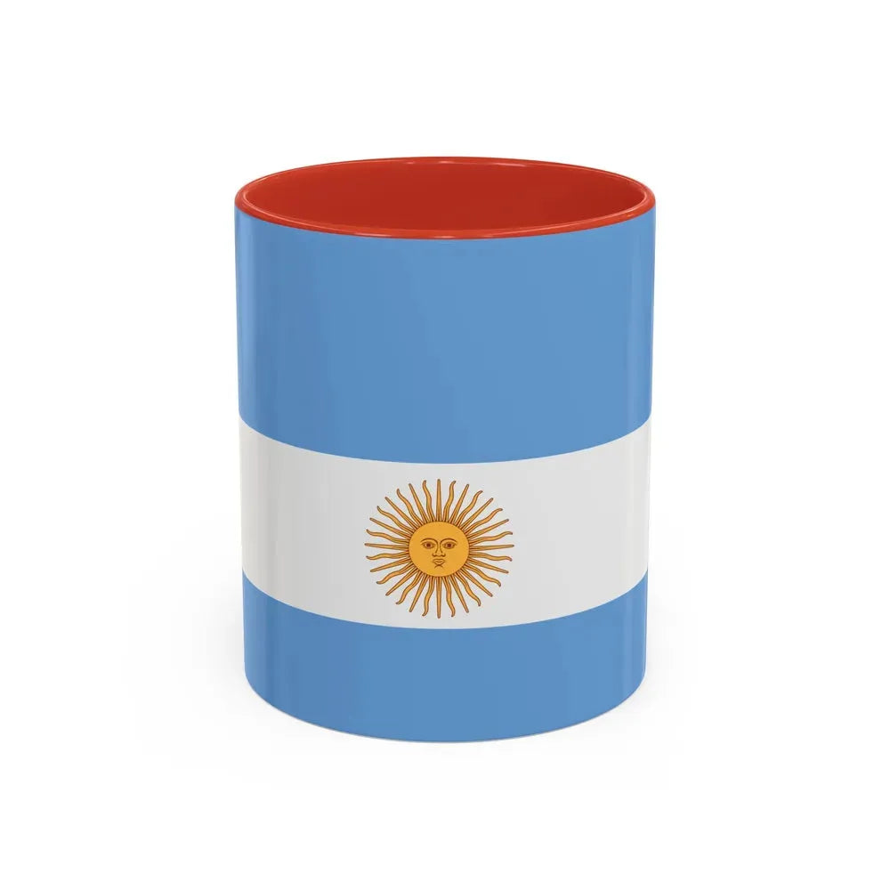 Flag de Marina Argentina 1818 - Accent Coffee Mug 11oz Red - Go Mug Yourself
