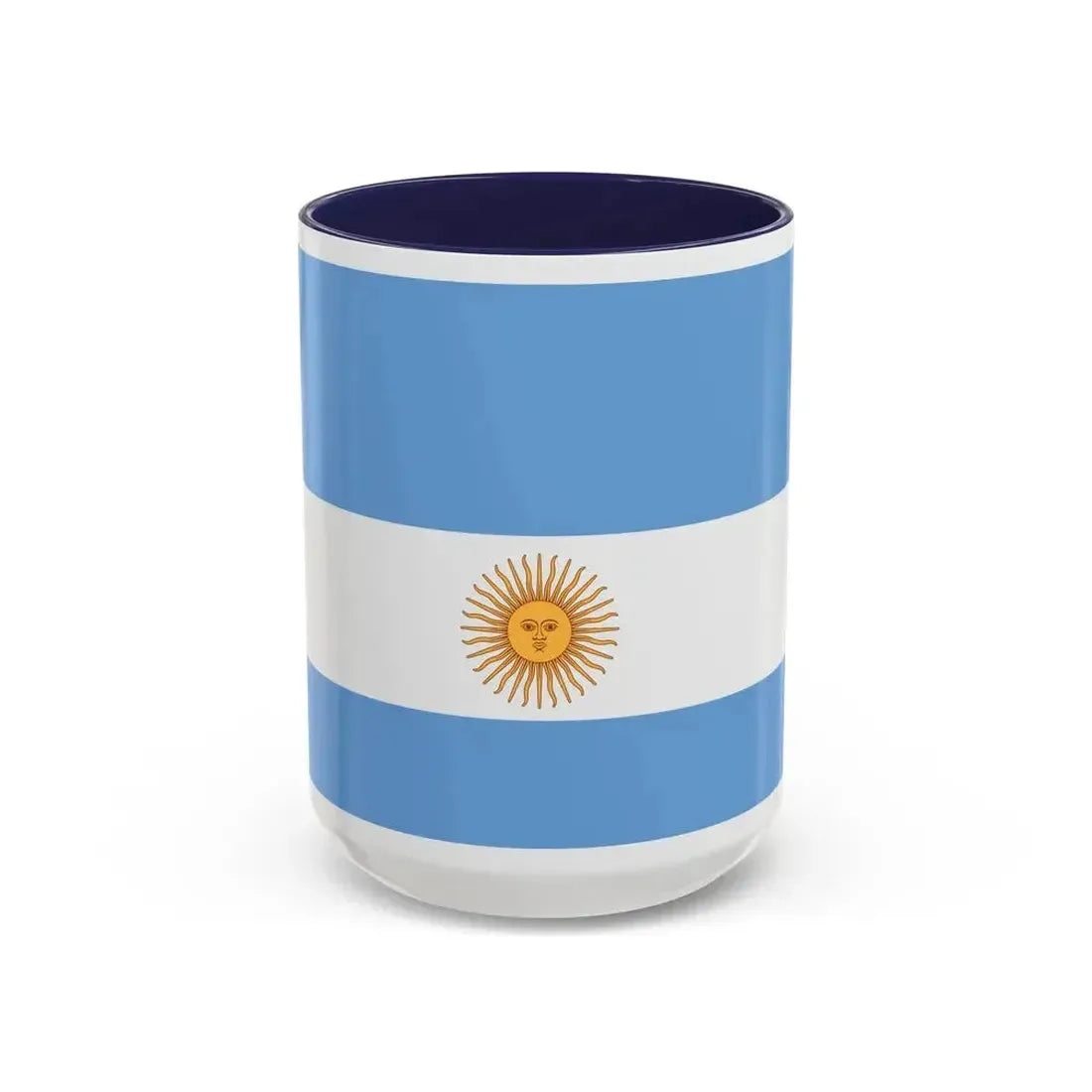 Flag de Marina Argentina 1818 - Accent Coffee Mug 15oz Navy - Go Mug Yourself