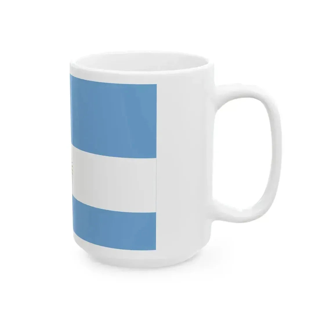 Flag de Marina Argentina 1818 (Argentina) White Coffee Mug - Go Mug Yourself