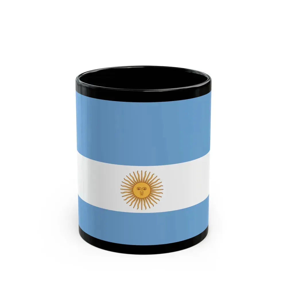 Flag de Marina Argentina 1818 - Black Coffee Mug 11oz - Go Mug Yourself