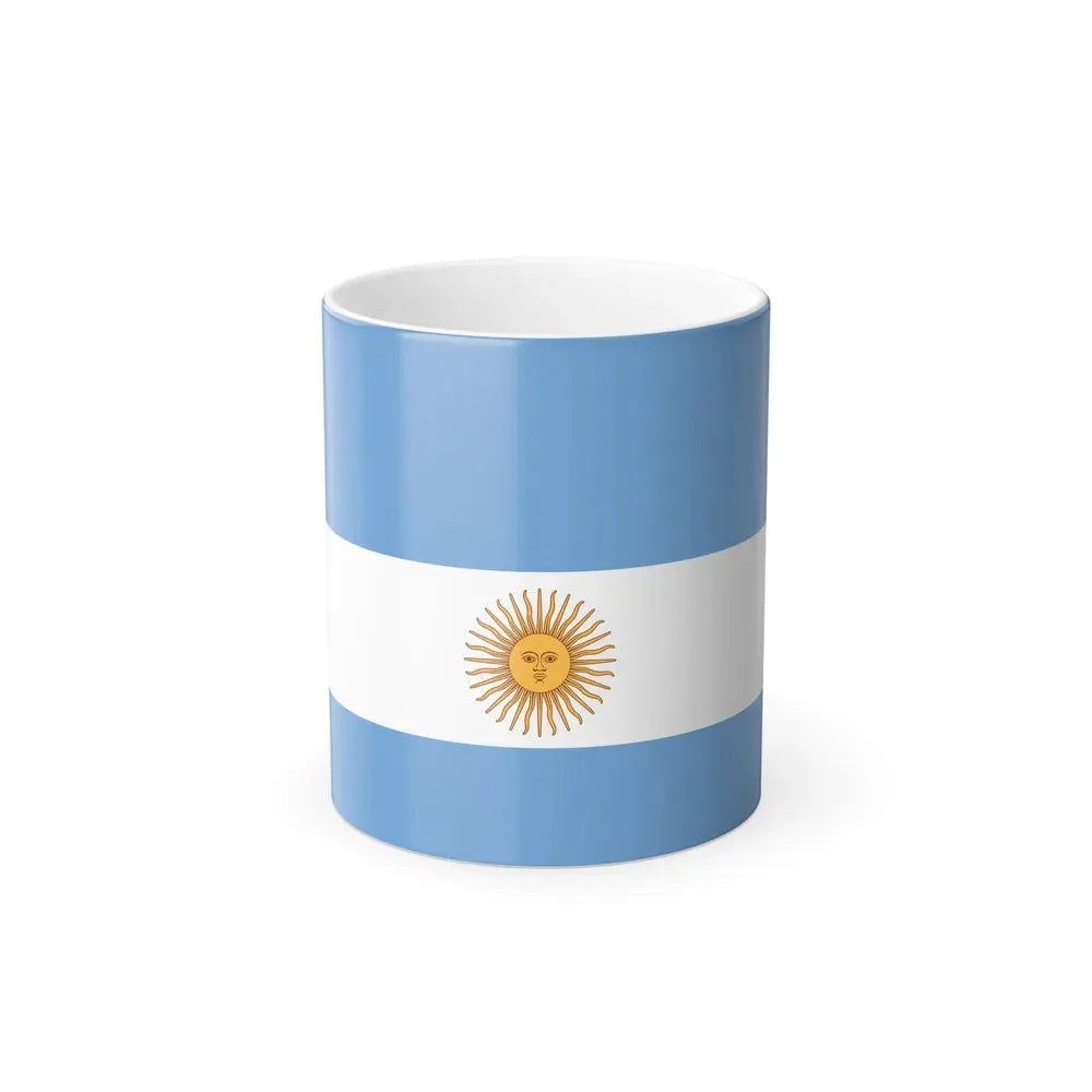Flag de Marina Argentina 1818 - Color Changing Coffee Mug 11oz - Go Mug Yourself