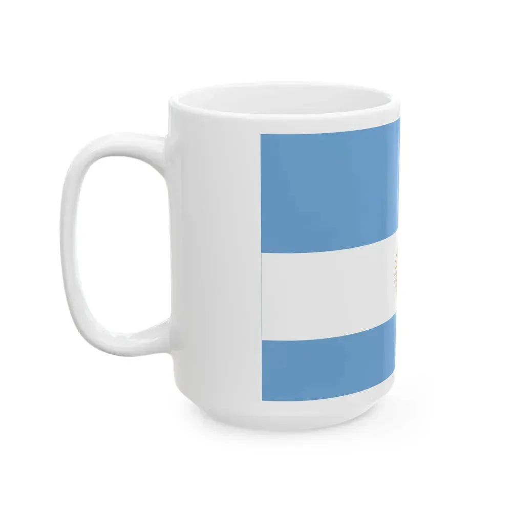 Flag de Marina Argentina 1818 - White Coffee Mug - Go Mug Yourself