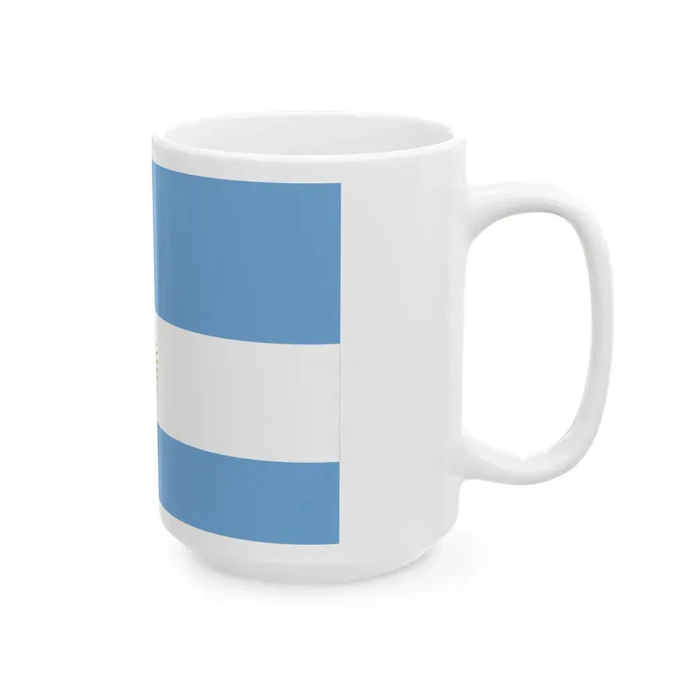 Flag de Marina Argentina 1818 - White Coffee Mug - Go Mug Yourself