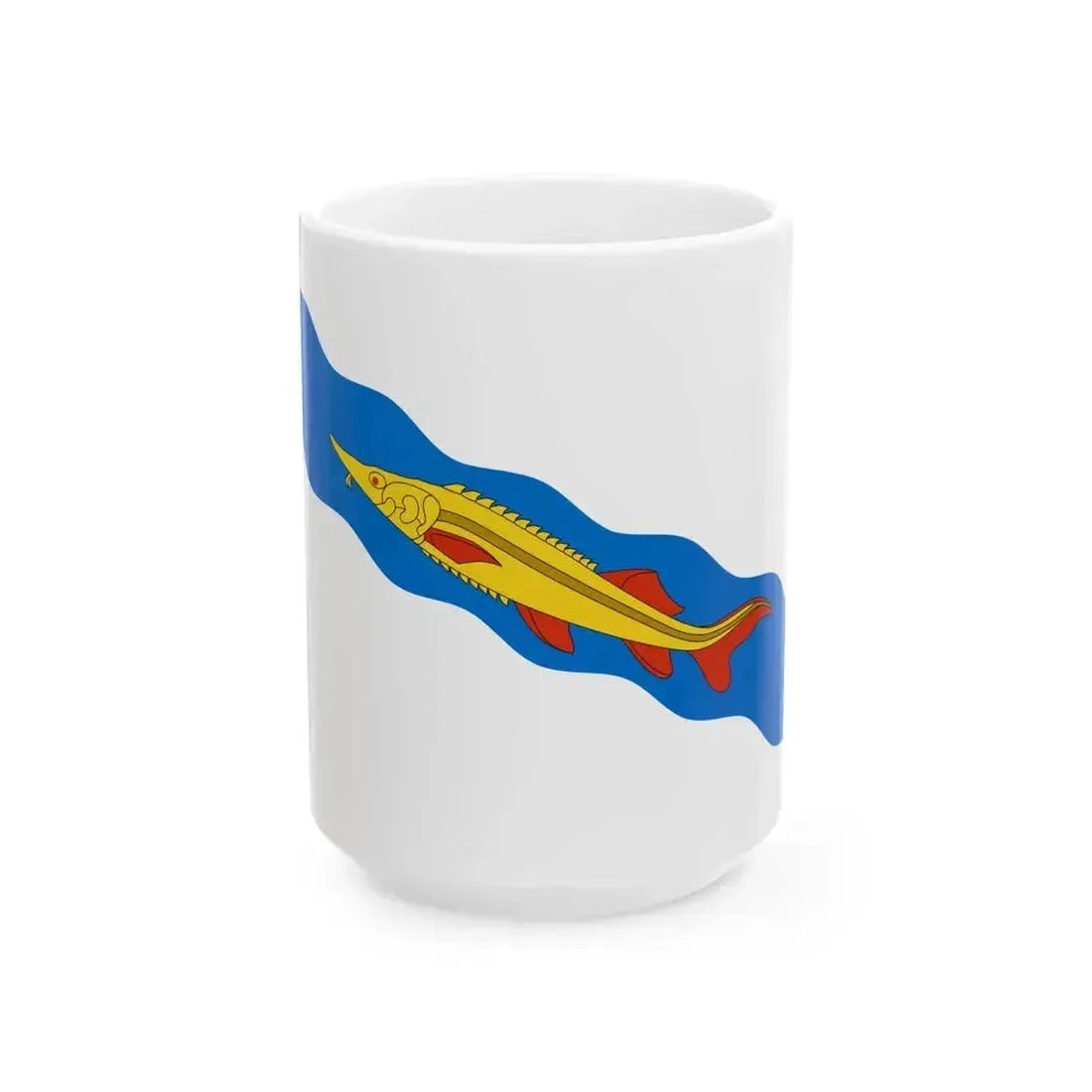 Flag Eisk (Russia) White Coffee Mug 15oz - Go Mug Yourself