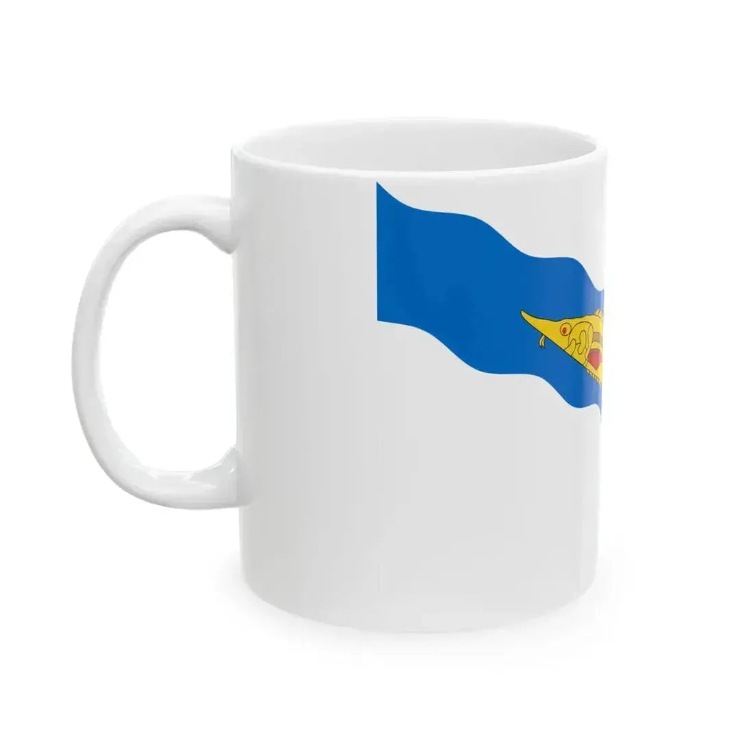 Flag Eisk (Russia) White Coffee Mug - Go Mug Yourself