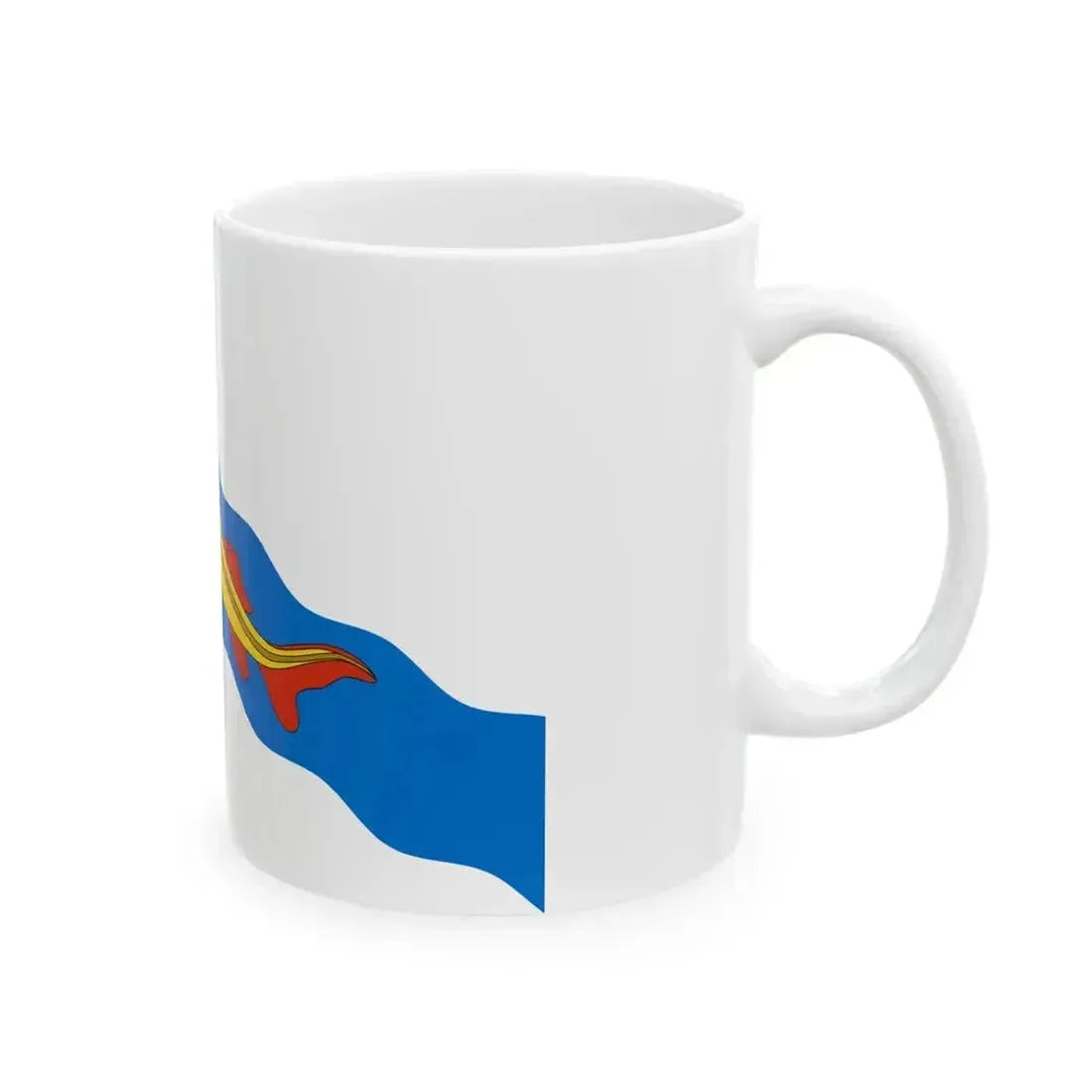 Flag Eisk (Russia) White Coffee Mug - Go Mug Yourself