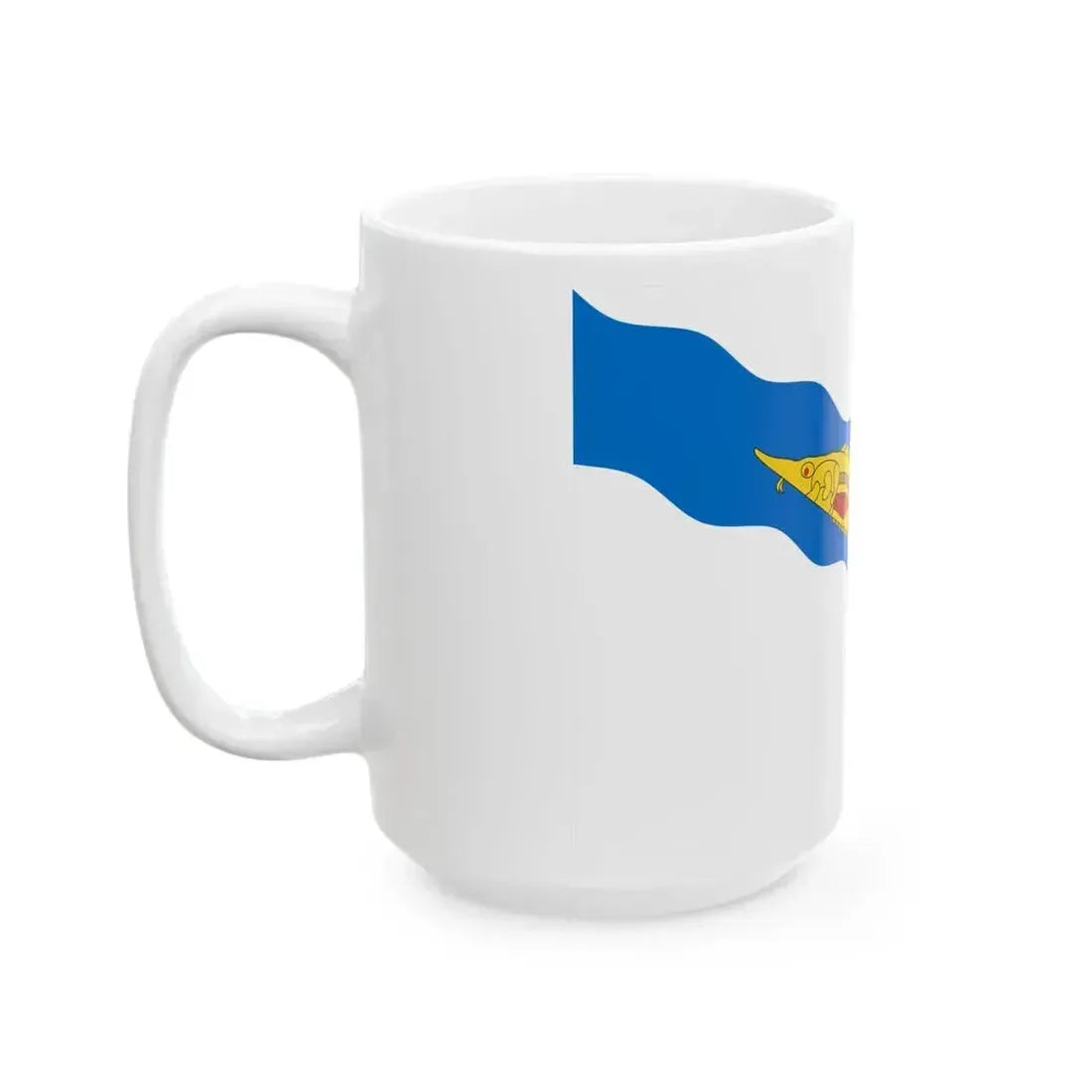 Flag Eisk (Russia) White Coffee Mug - Go Mug Yourself