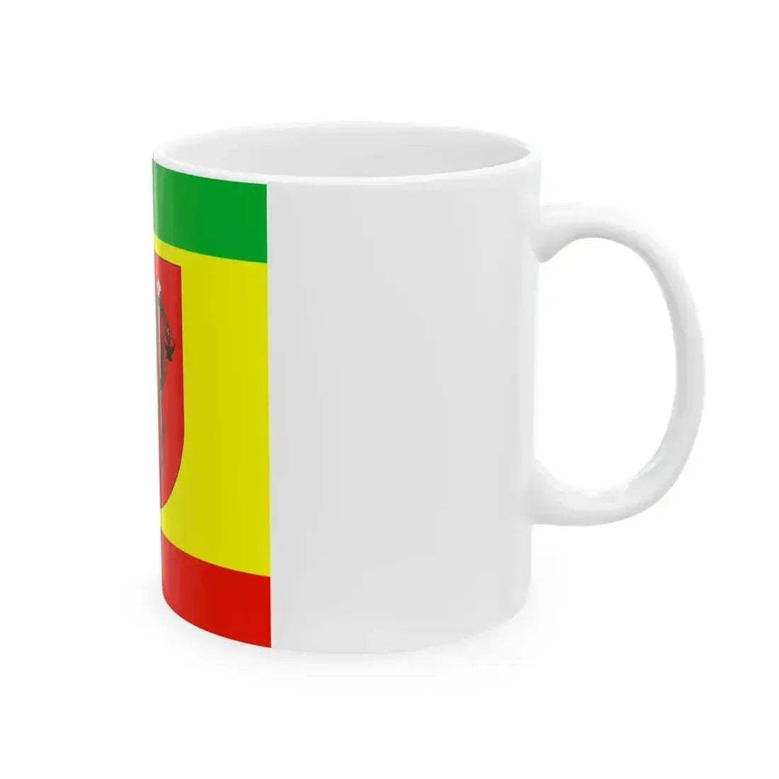 Flag Eupatoria (Russia) White Coffee Mug - Go Mug Yourself