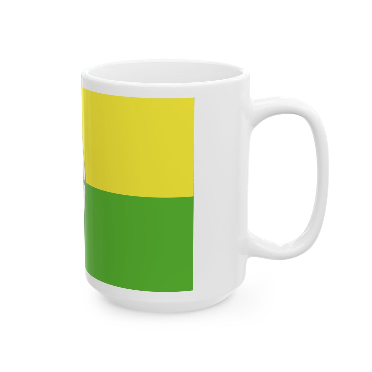 FLAG-Fejer-megye (Hungary) White Coffee Mug-Go Mug Yourself