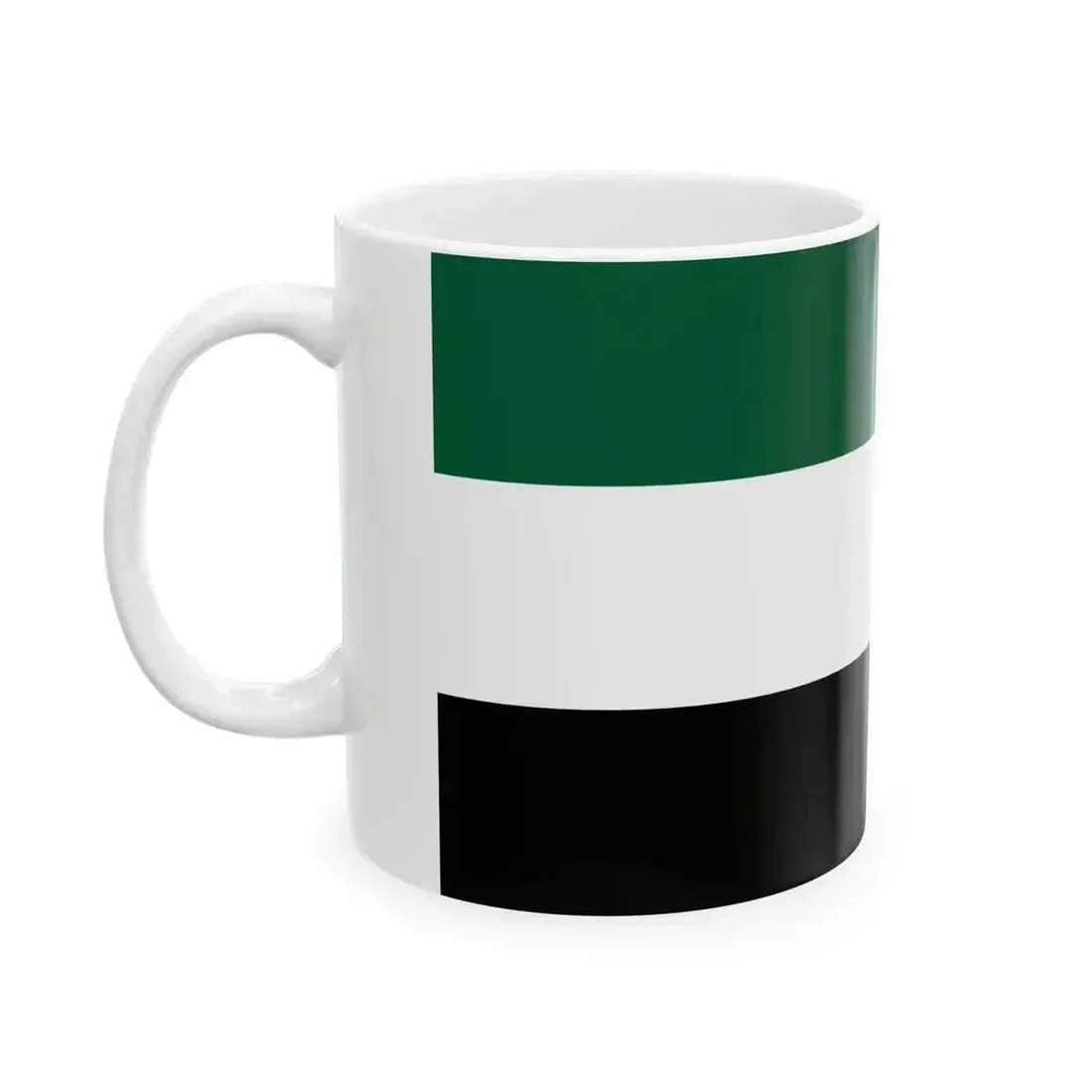 Flag flown in Panjshir 2019 (Afghanistan) White Coffee Mug - Go Mug Yourself
