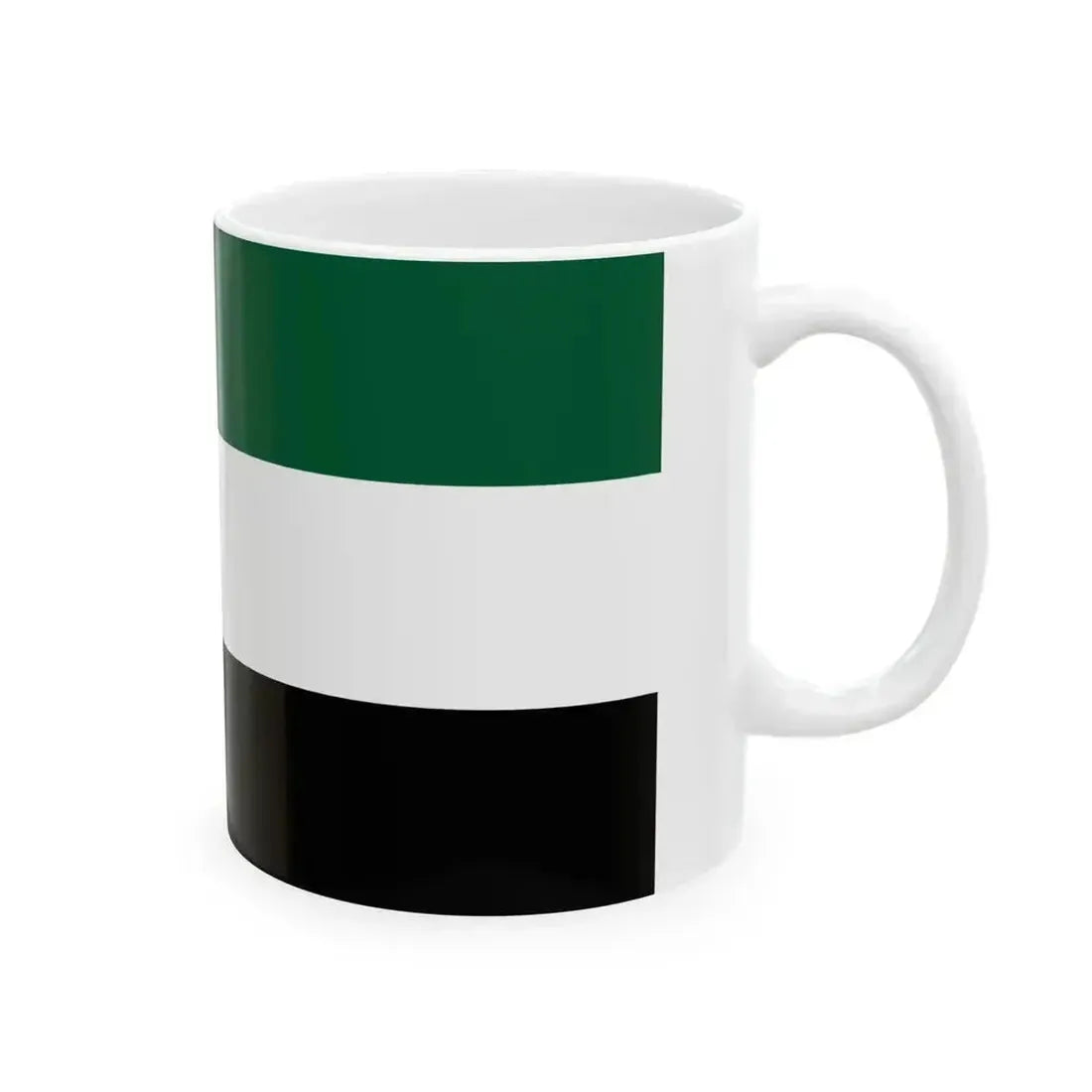 Flag flown in Panjshir 2019 (Afghanistan) White Coffee Mug - Go Mug Yourself