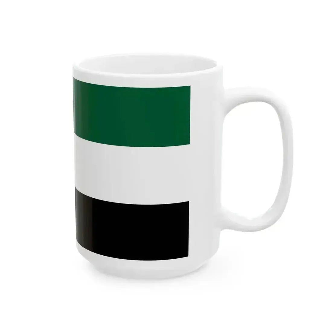 Flag flown in Panjshir 2019 (Afghanistan) White Coffee Mug - Go Mug Yourself