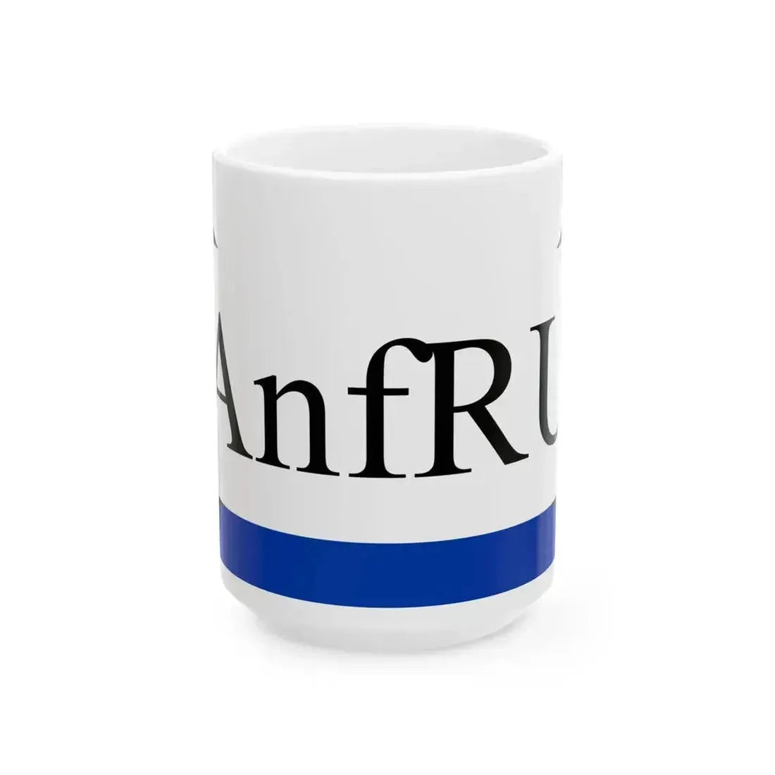 Flag for Russian Athletes not starting for Russia (Russia) White Coffee Mug 15oz - Go Mug Yourself