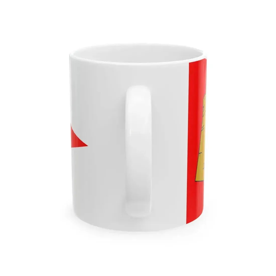 Flag for the Commander of the Armed Forces of Malta (Malta) White Coffee Mug - Go Mug Yourself