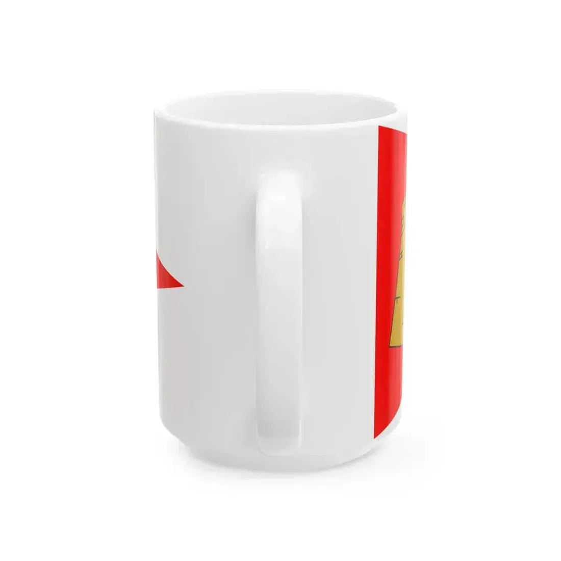 Flag for the Commander of the Armed Forces of Malta (Malta) White Coffee Mug - Go Mug Yourself