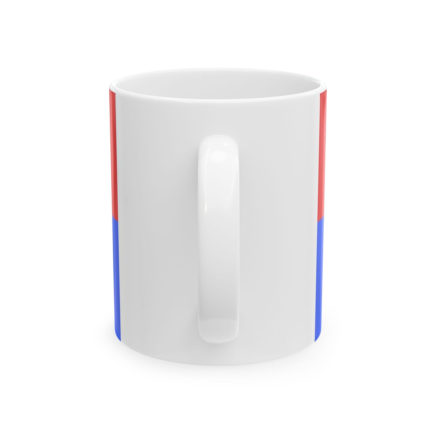 FLAG-Gyor-Moson-Sopron-megye (Hungary) White Coffee Mug-Go Mug Yourself