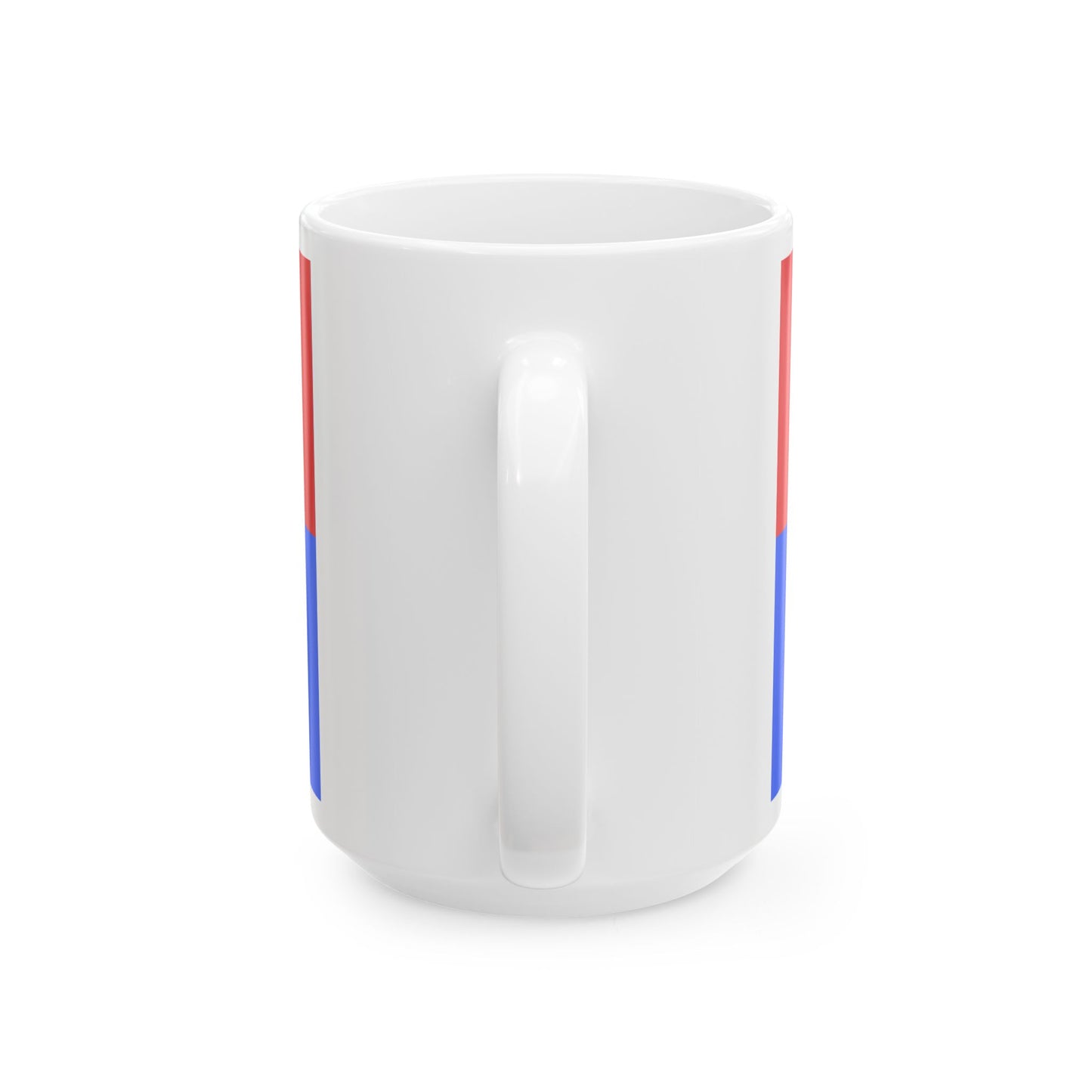 FLAG-Gyor-Moson-Sopron-megye (Hungary) White Coffee Mug-Go Mug Yourself