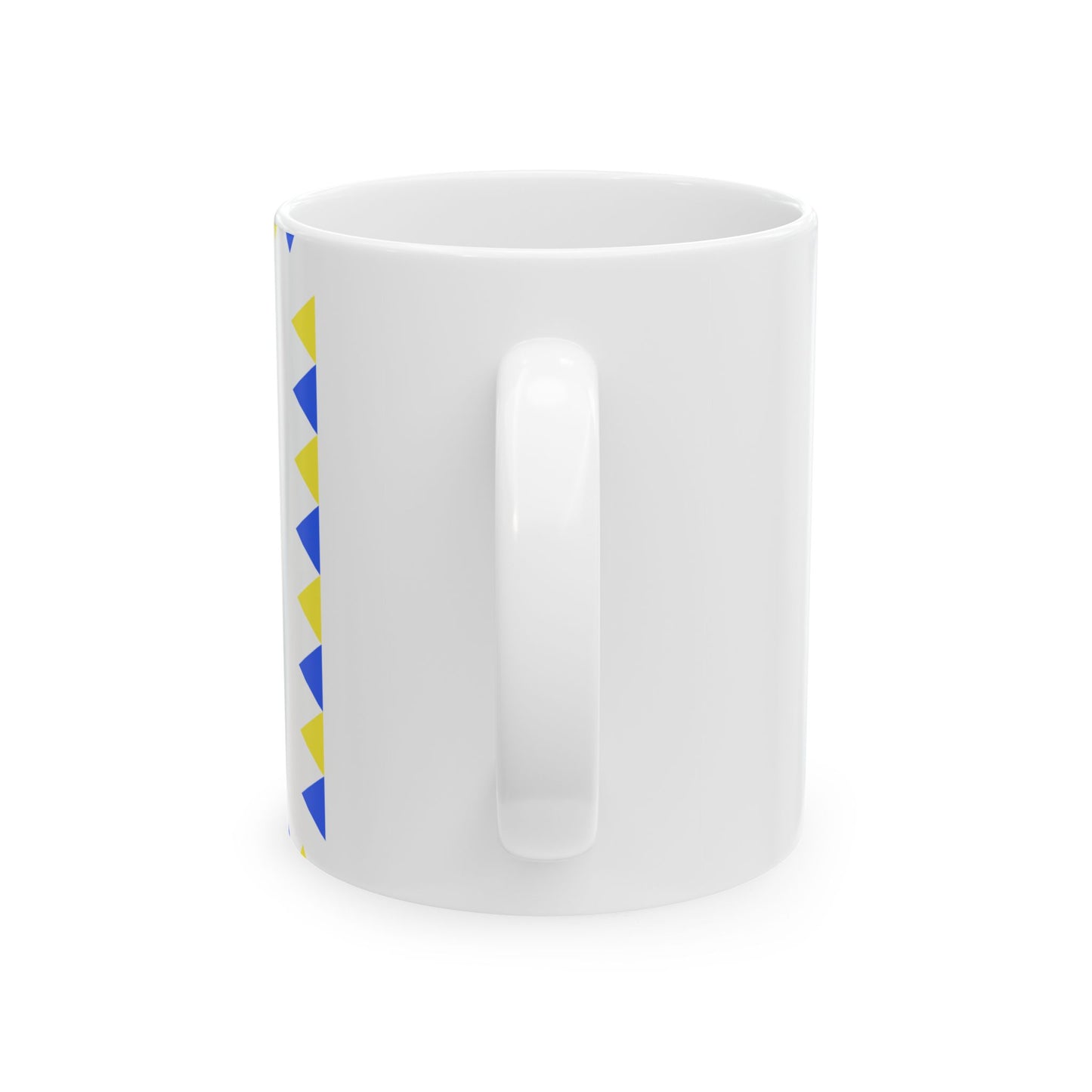 FLAG-Hajdu-Bihar-megye (Hungary) White Coffee Mug-Go Mug Yourself