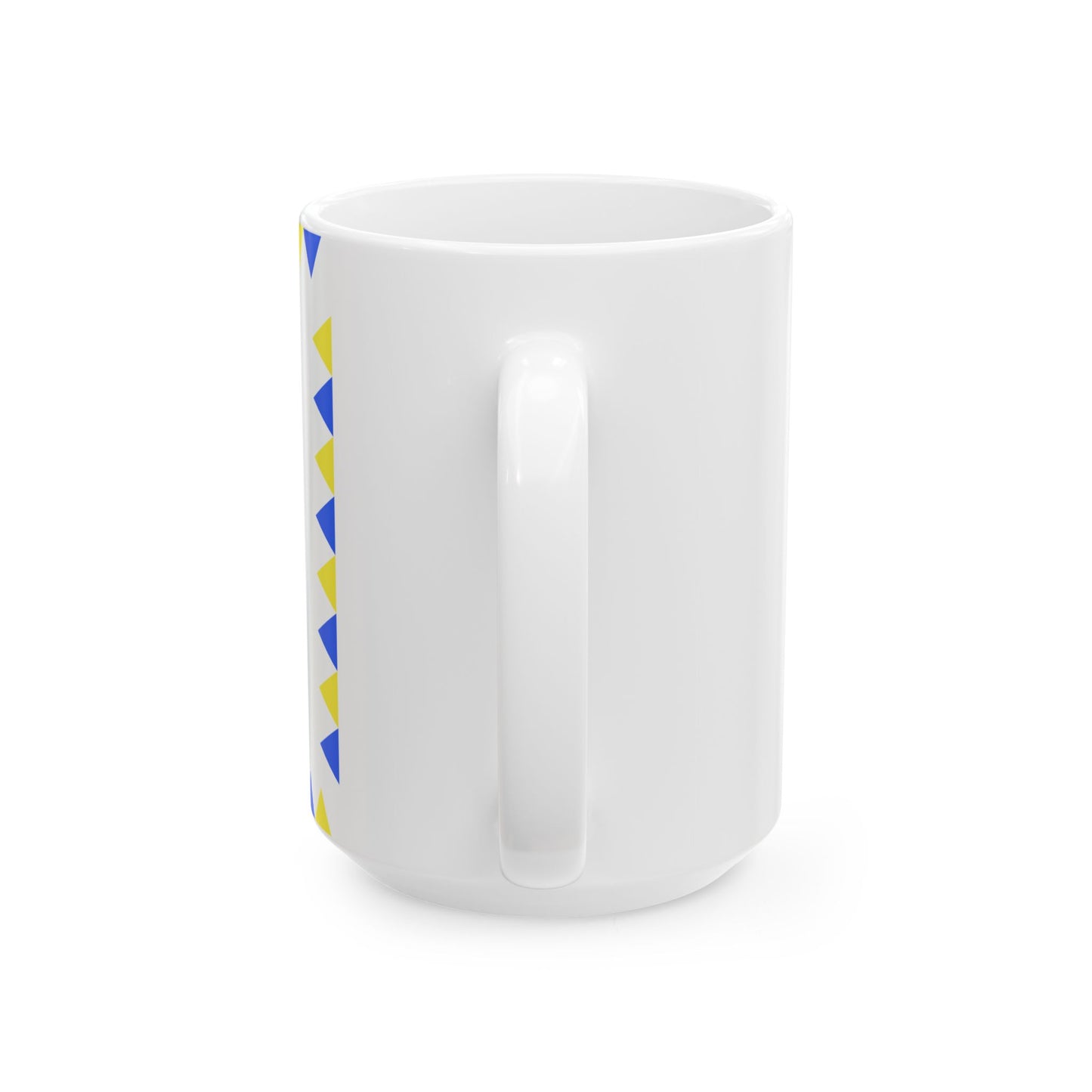 FLAG-Hajdu-Bihar-megye (Hungary) White Coffee Mug-Go Mug Yourself
