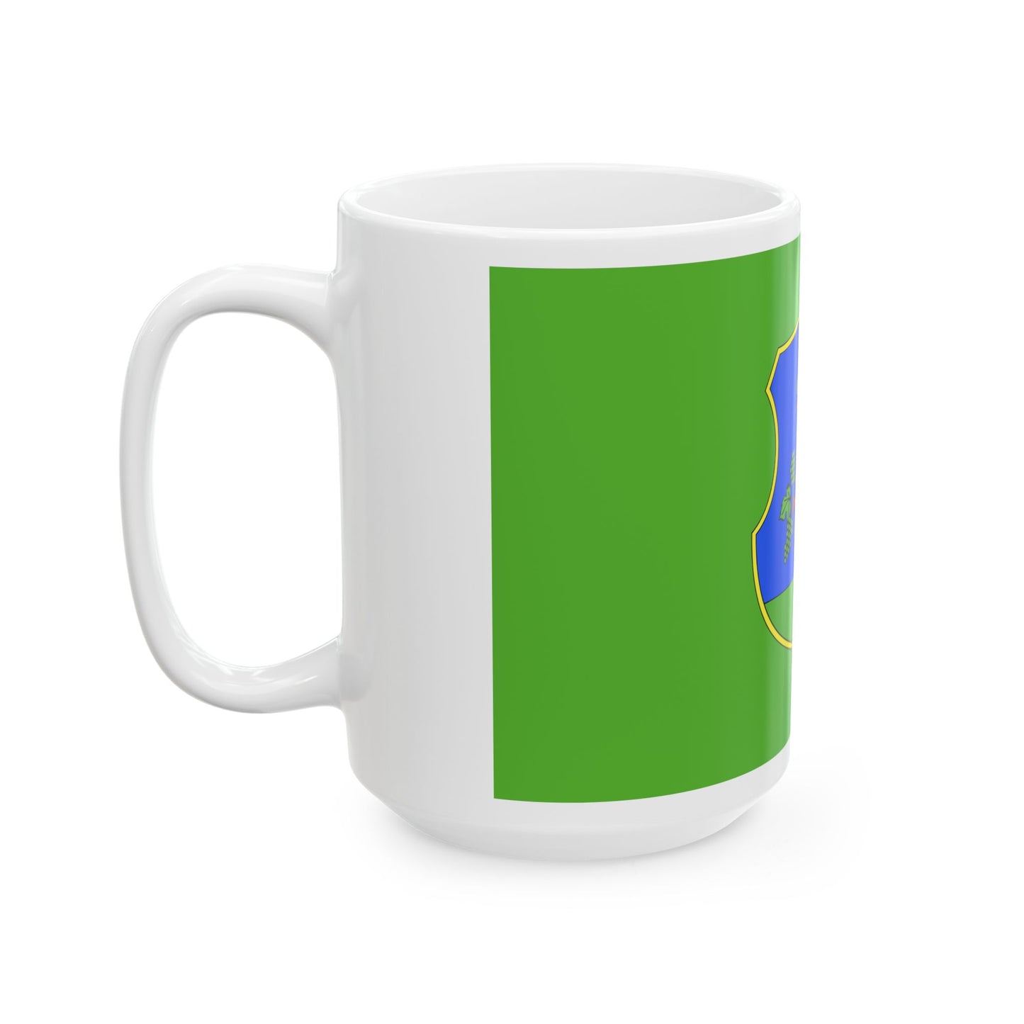 FLAG-Heves-megye (Hungary) White Coffee Mug-Go Mug Yourself