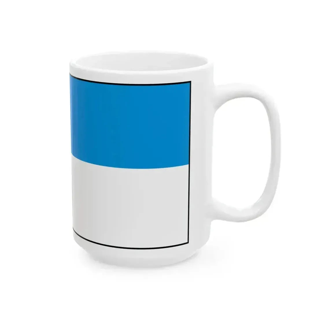 Flag Hungary Town Hajduszoboszlo 2 (Hungary) White Coffee Mug - Go Mug Yourself