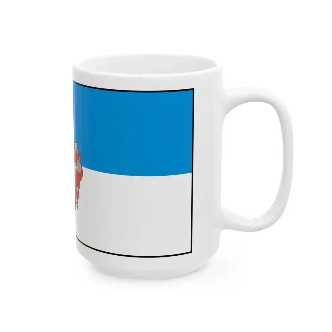 Flag Hungary Town Hajduszoboszlo (Hungary) White Coffee Mug - Go Mug Yourself