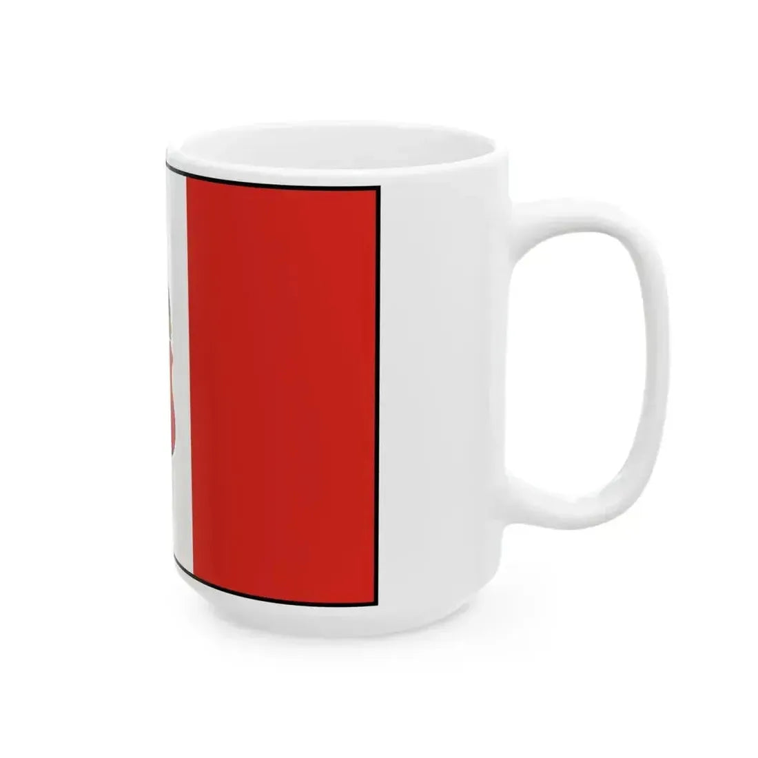 Flag Hungary Town Kecskemet (Hungary) White Coffee Mug - Go Mug Yourself