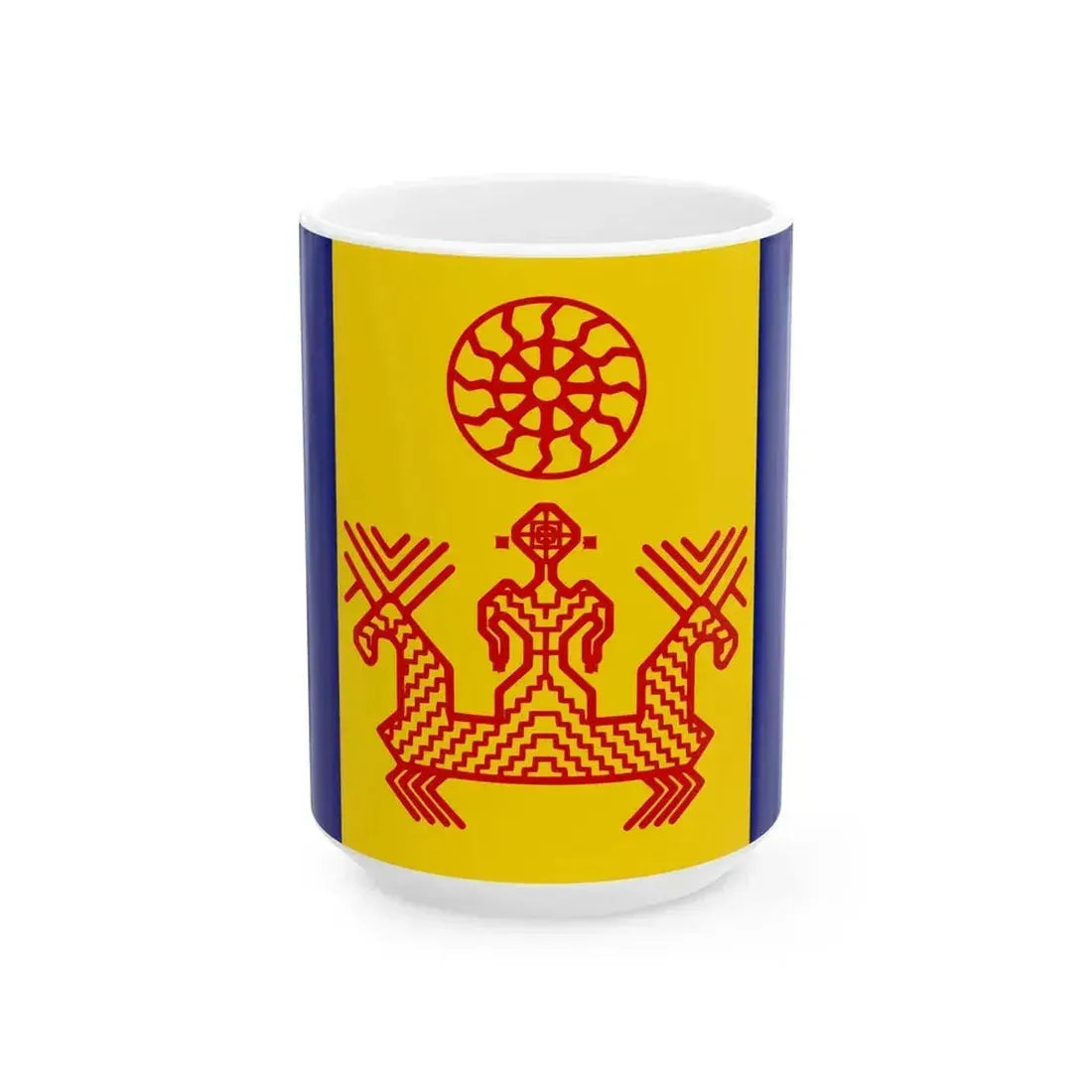 Flag igora (Russia) White Coffee Mug 15oz - Go Mug Yourself
