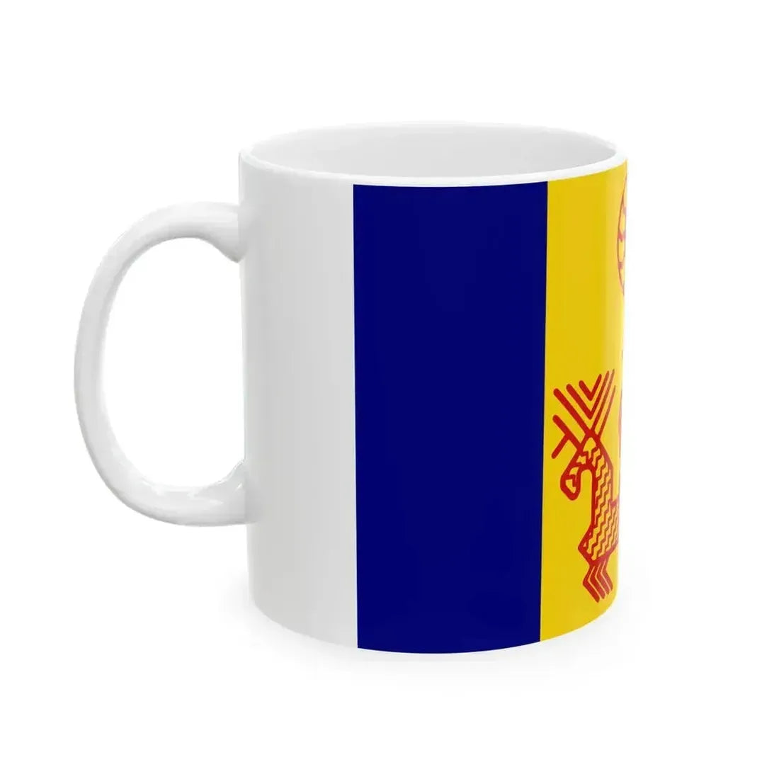 Flag igora (Russia) White Coffee Mug - Go Mug Yourself