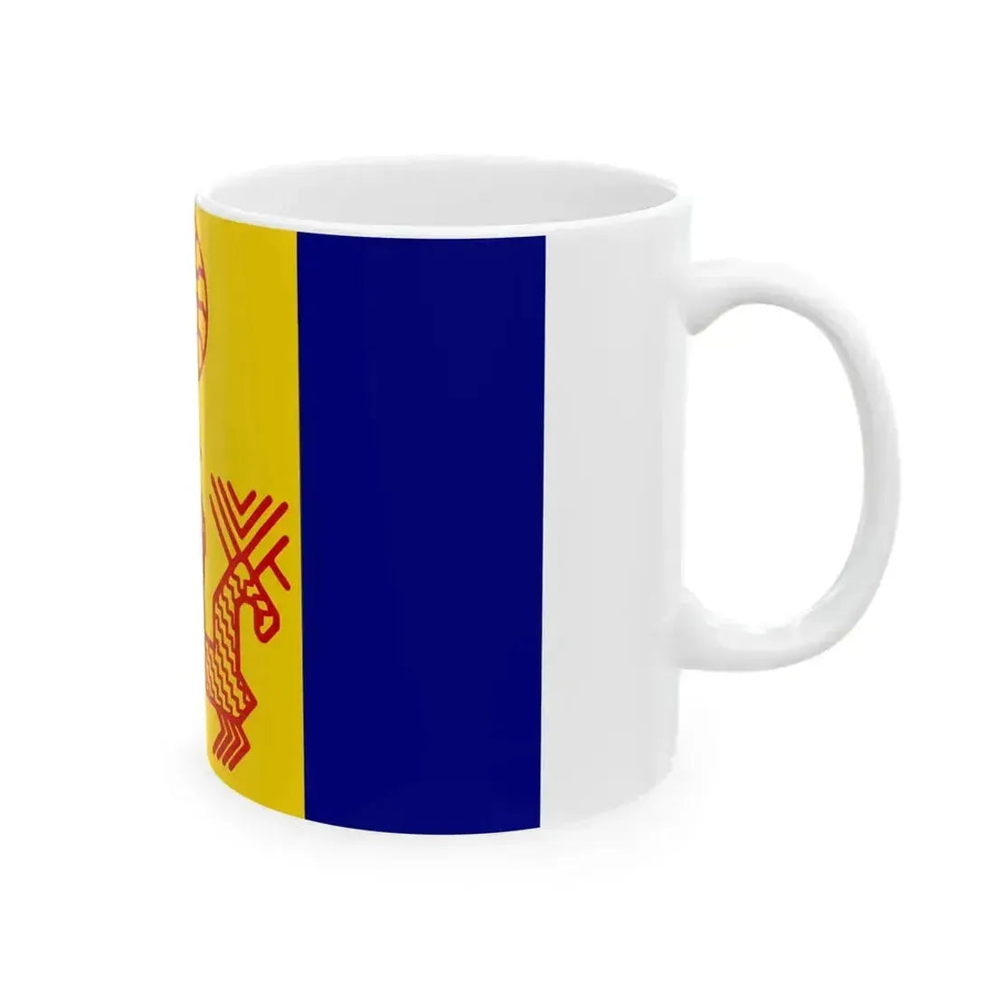 Flag igora (Russia) White Coffee Mug - Go Mug Yourself