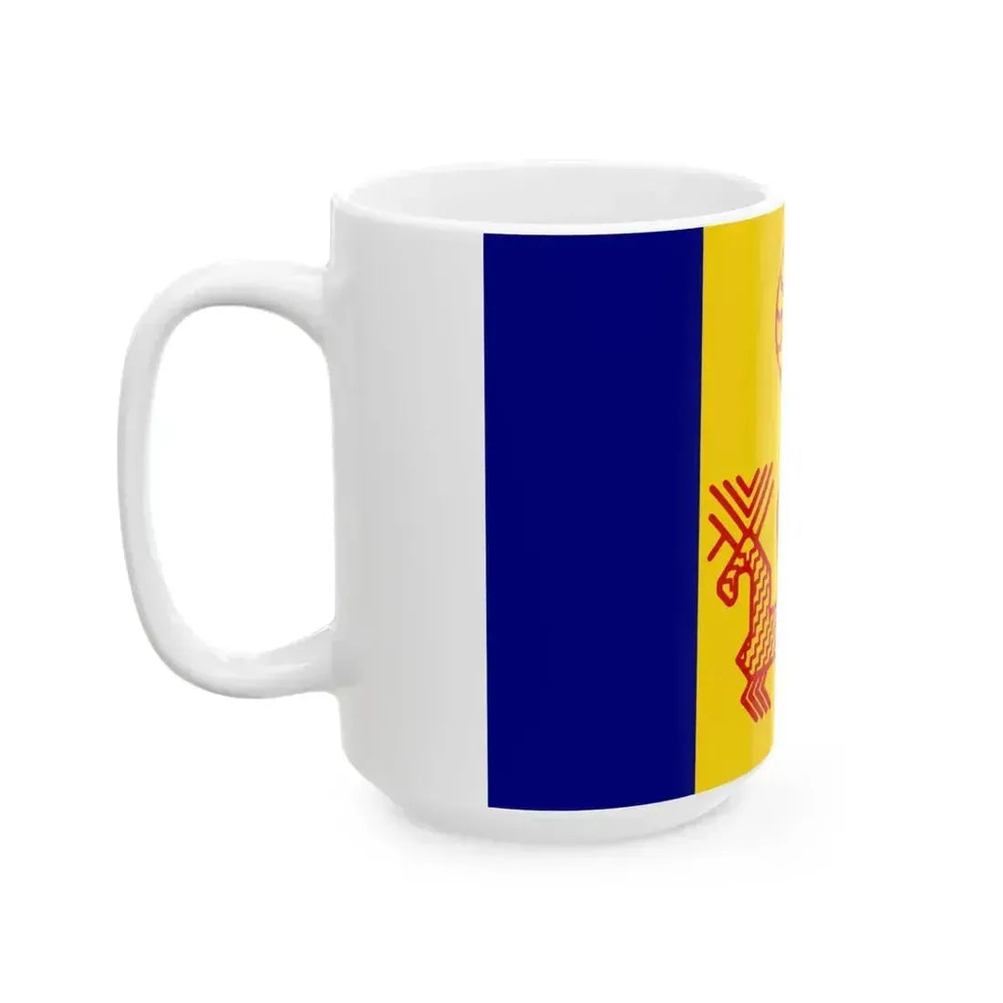 Flag igora (Russia) White Coffee Mug - Go Mug Yourself