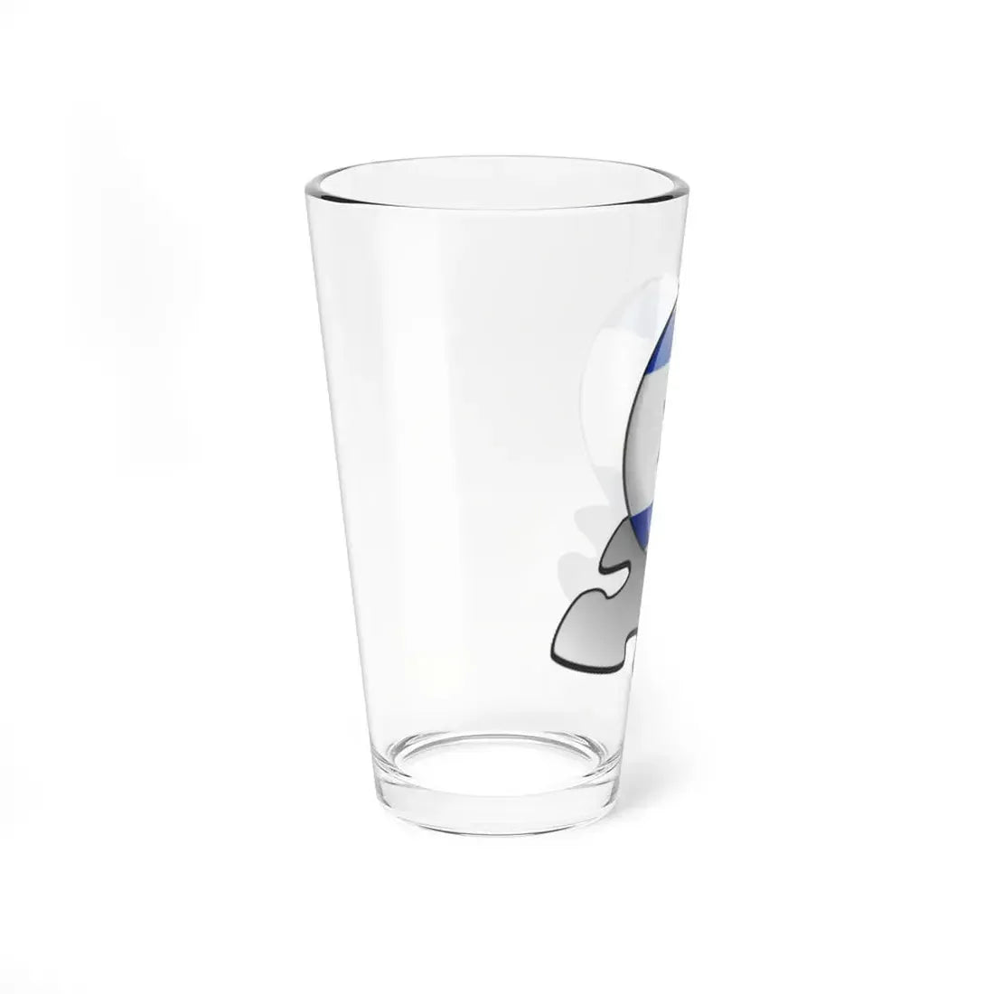 Flag Israel template (Israel) Pint Glass 16oz - Go Mug Yourself