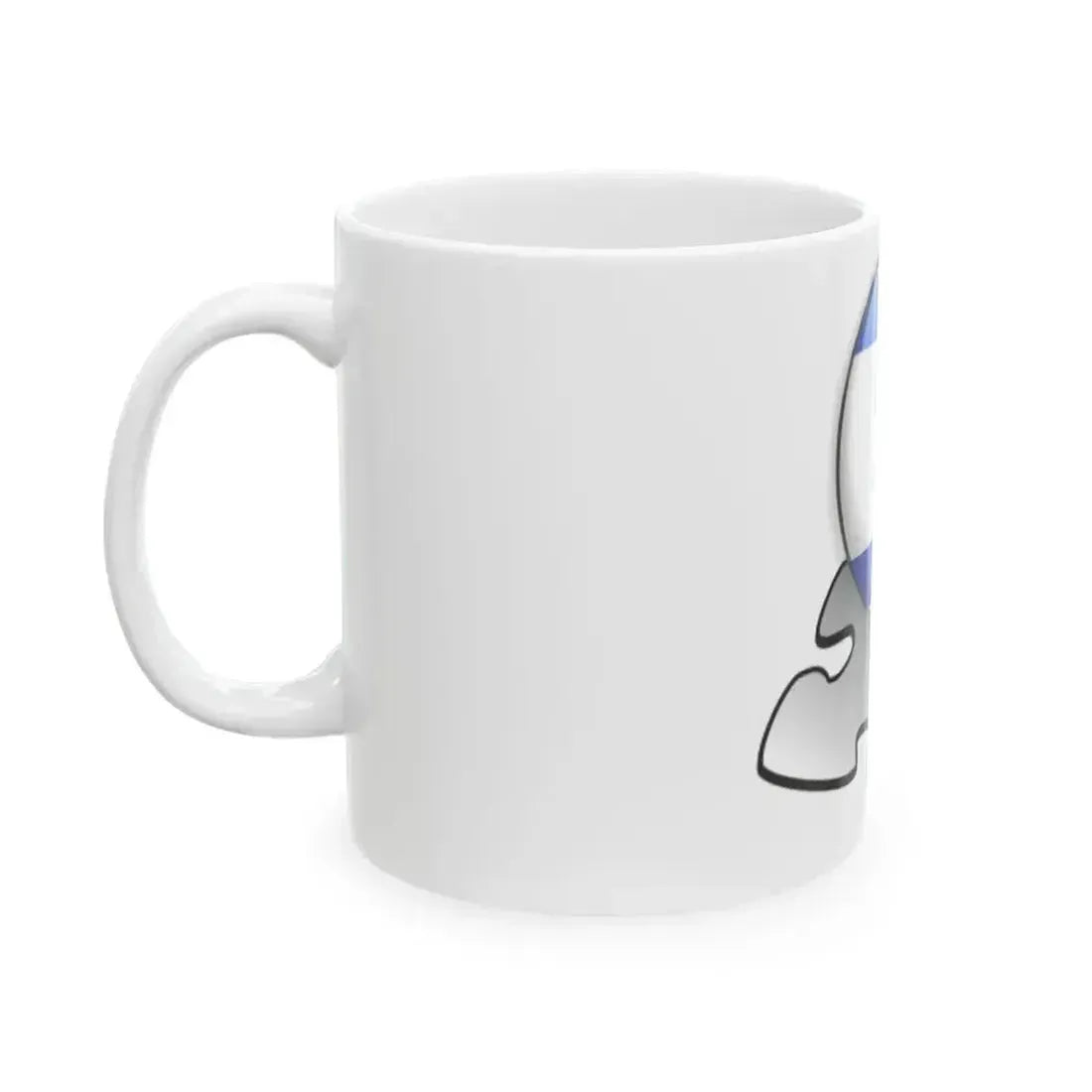 Flag Israel template (Israel) White Coffee Mug - Go Mug Yourself