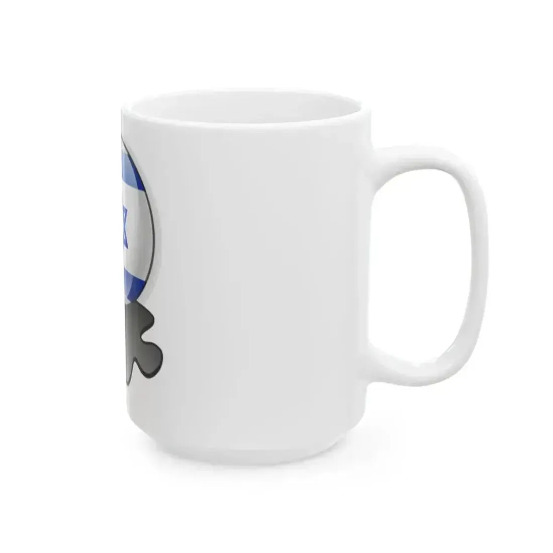 Flag Israel template (Israel) White Coffee Mug - Go Mug Yourself