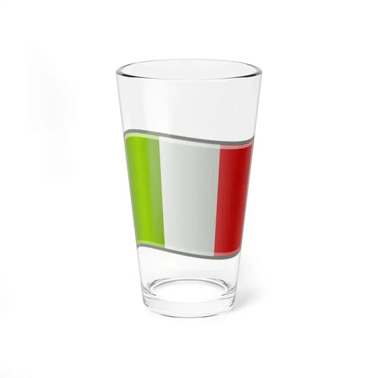 Flag-it (Italy) Pint Glass 16oz 16oz - Go Mug Yourself
