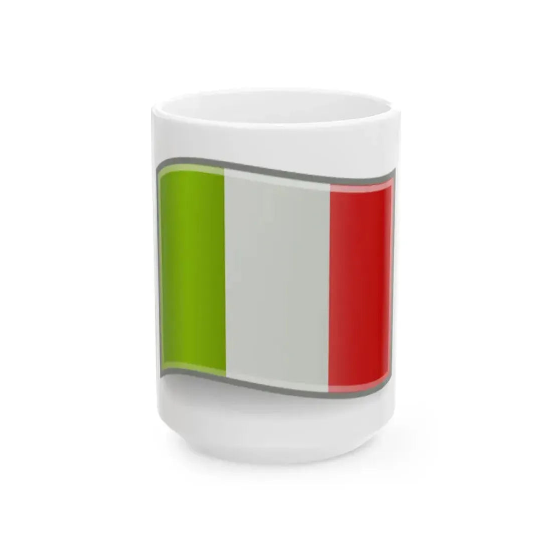 Flag-it (Italy) White Coffee Mug 15oz - Go Mug Yourself