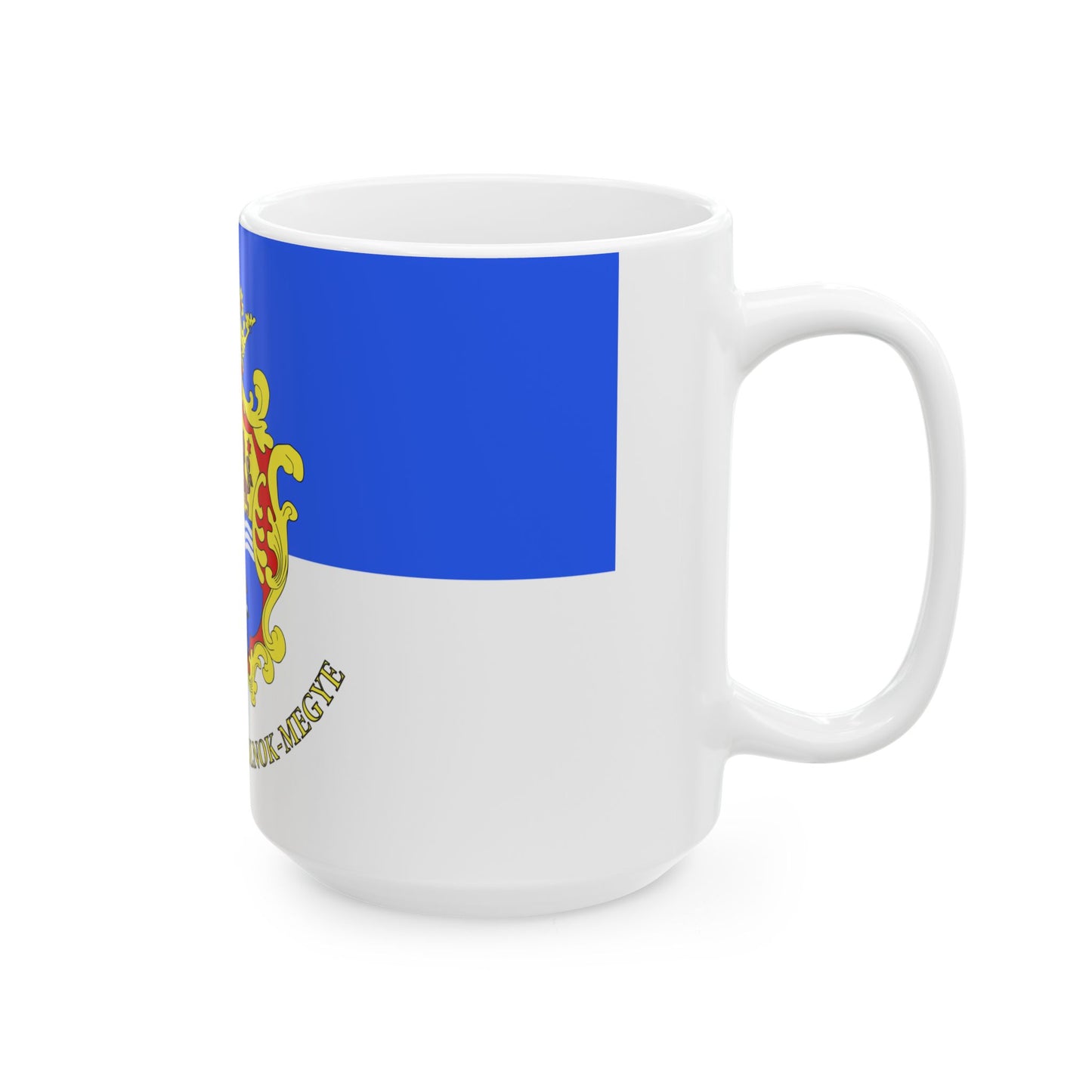 FLAG-Jasz-Nagykun-Szolnok (Hungary) White Coffee Mug-Go Mug Yourself