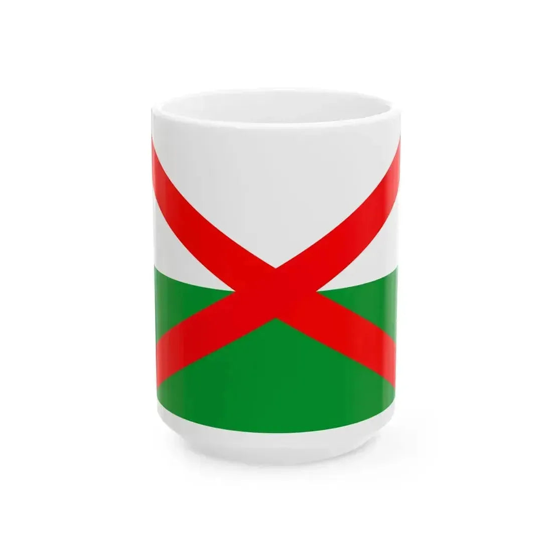 Flag Koltchak (Russia) White Coffee Mug 15oz - Go Mug Yourself
