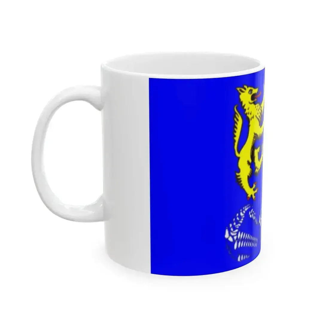 Flag Leskolovo Leningrad oblast (Russia) White Coffee Mug - Go Mug Yourself