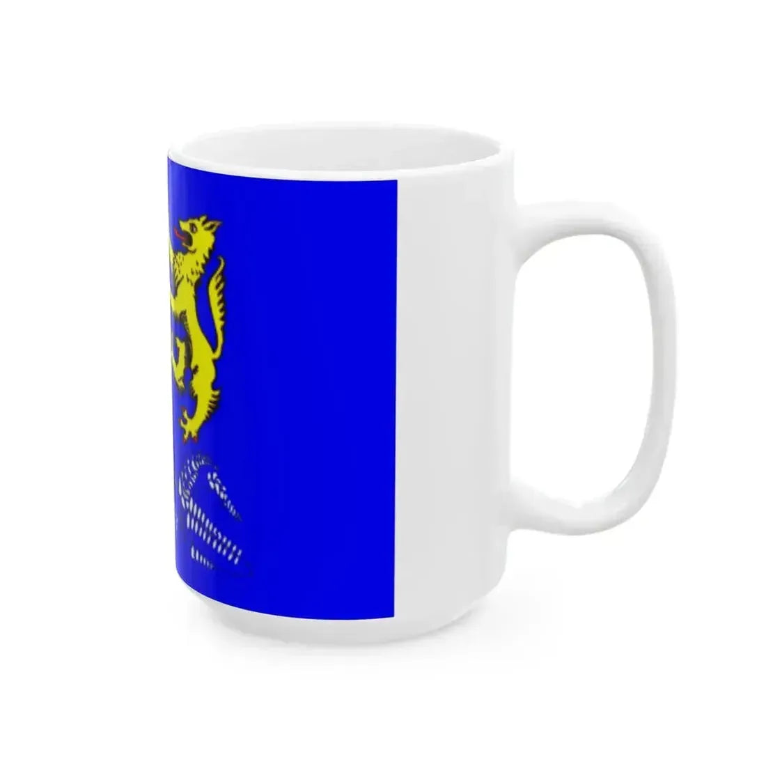 Flag Leskolovo Leningrad oblast (Russia) White Coffee Mug - Go Mug Yourself