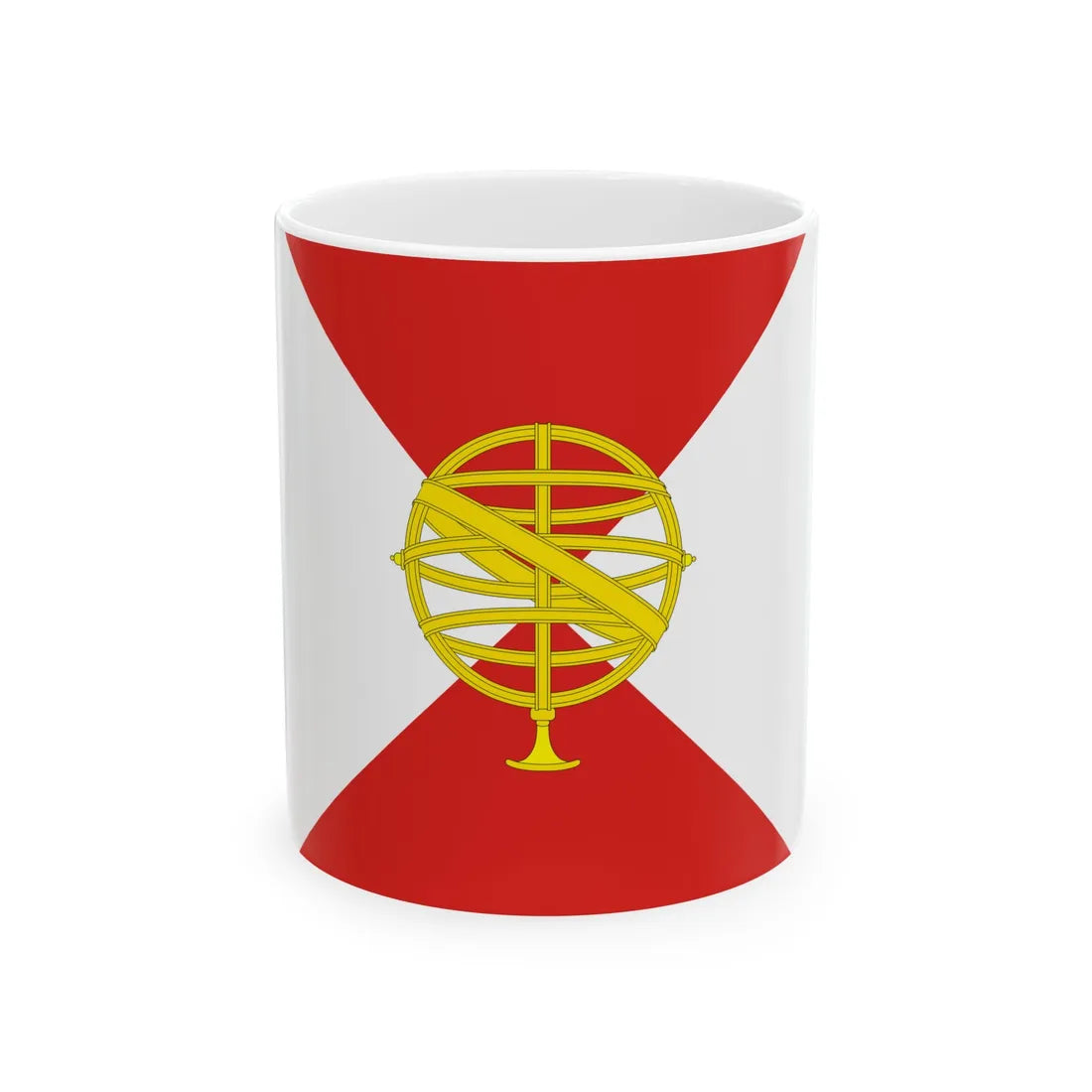 Flag Manuel I of Portugal (Portugal) White Coffee Mug 11oz - Go Mug Yourself