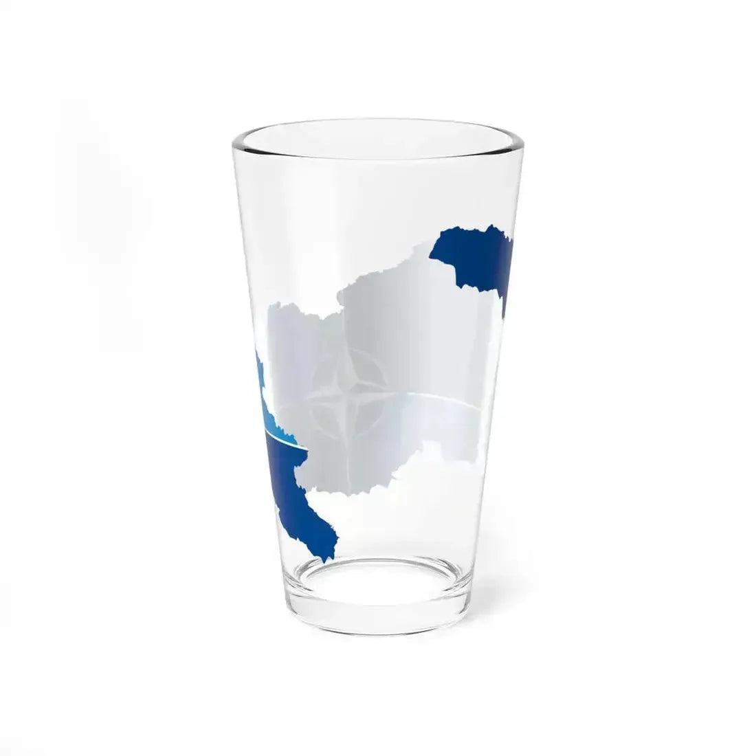 Flag map Georgia-NATO (Georgia) Pint Glass 16oz - Go Mug Yourself