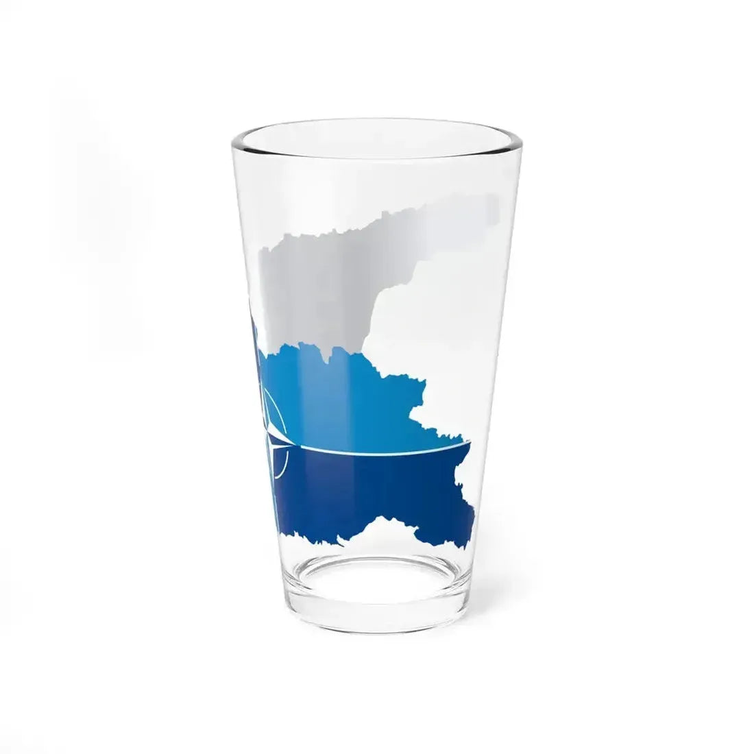 Flag map Georgia-NATO (Georgia) Pint Glass 16oz - Go Mug Yourself