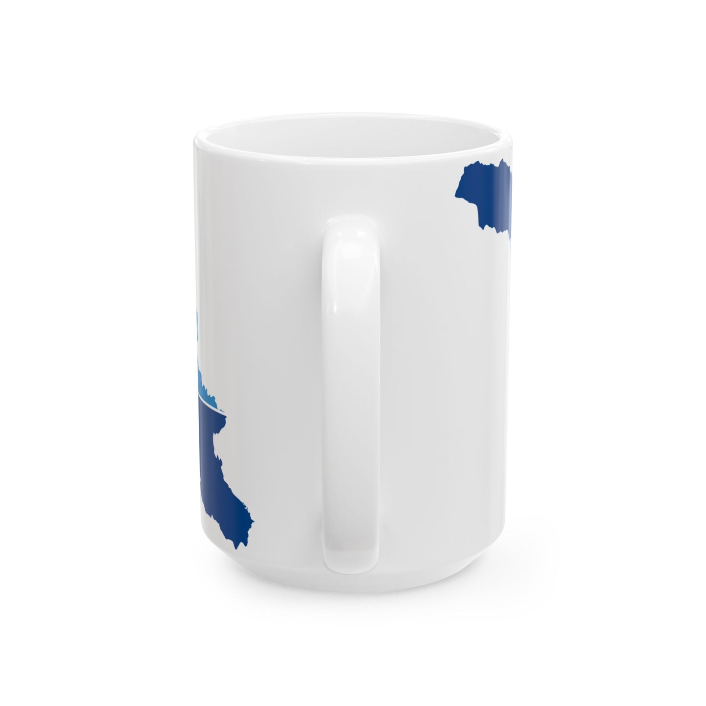Flag map Georgia-NATO (Georgia) White Coffee Mug-Go Mug Yourself