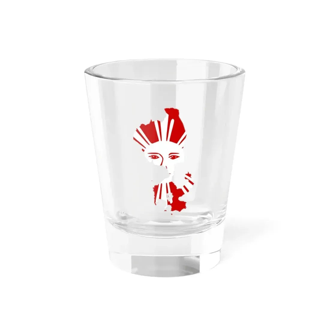 Flag Map of 8 Provinces Philippines (Philippines) Shot Glass 1.5oz 1.5oz - Go Mug Yourself