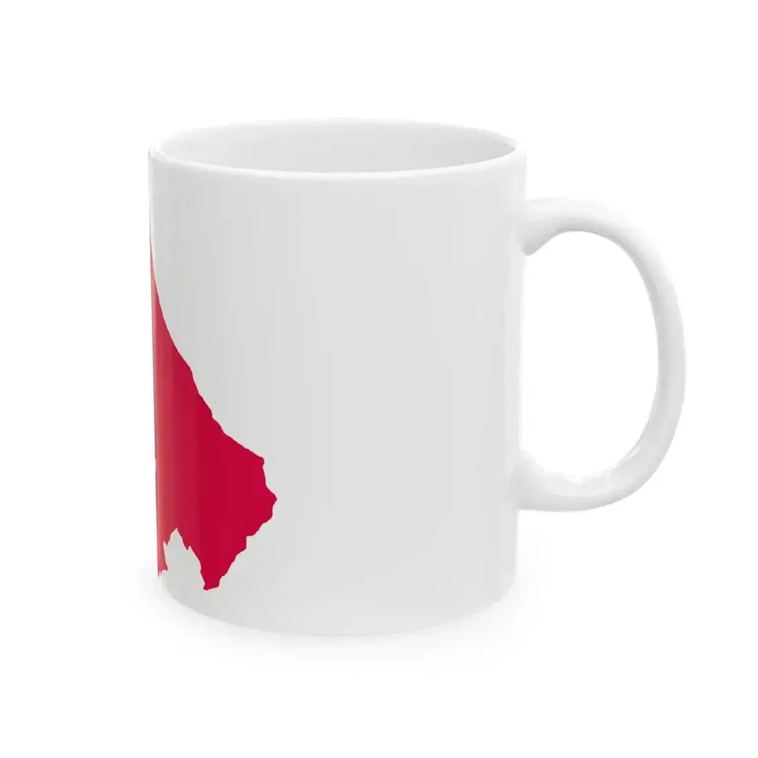 Flag map of Abruzzo (Italy) White Coffee Mug - Go Mug Yourself