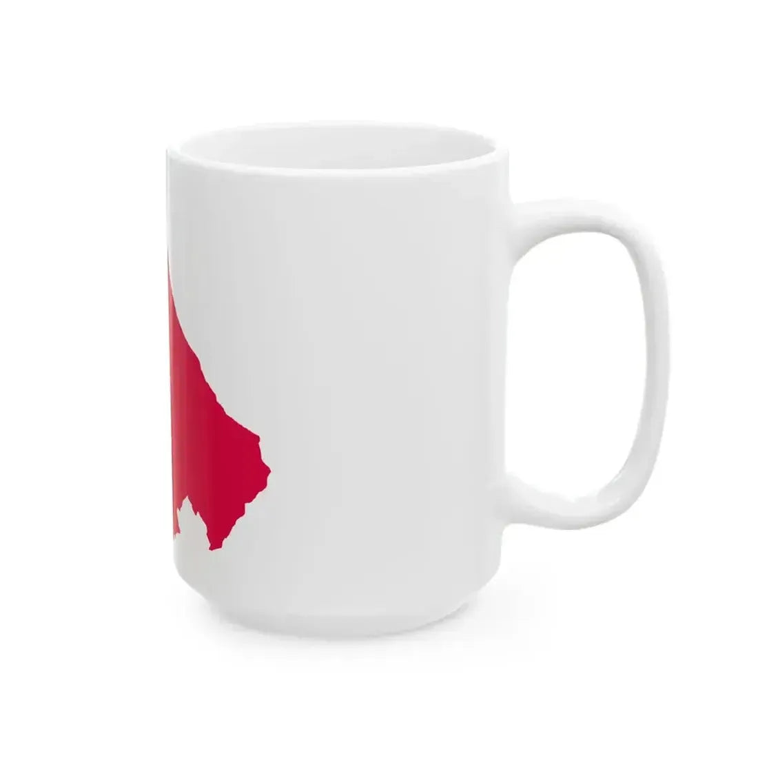 Flag map of Abruzzo (Italy) White Coffee Mug - Go Mug Yourself